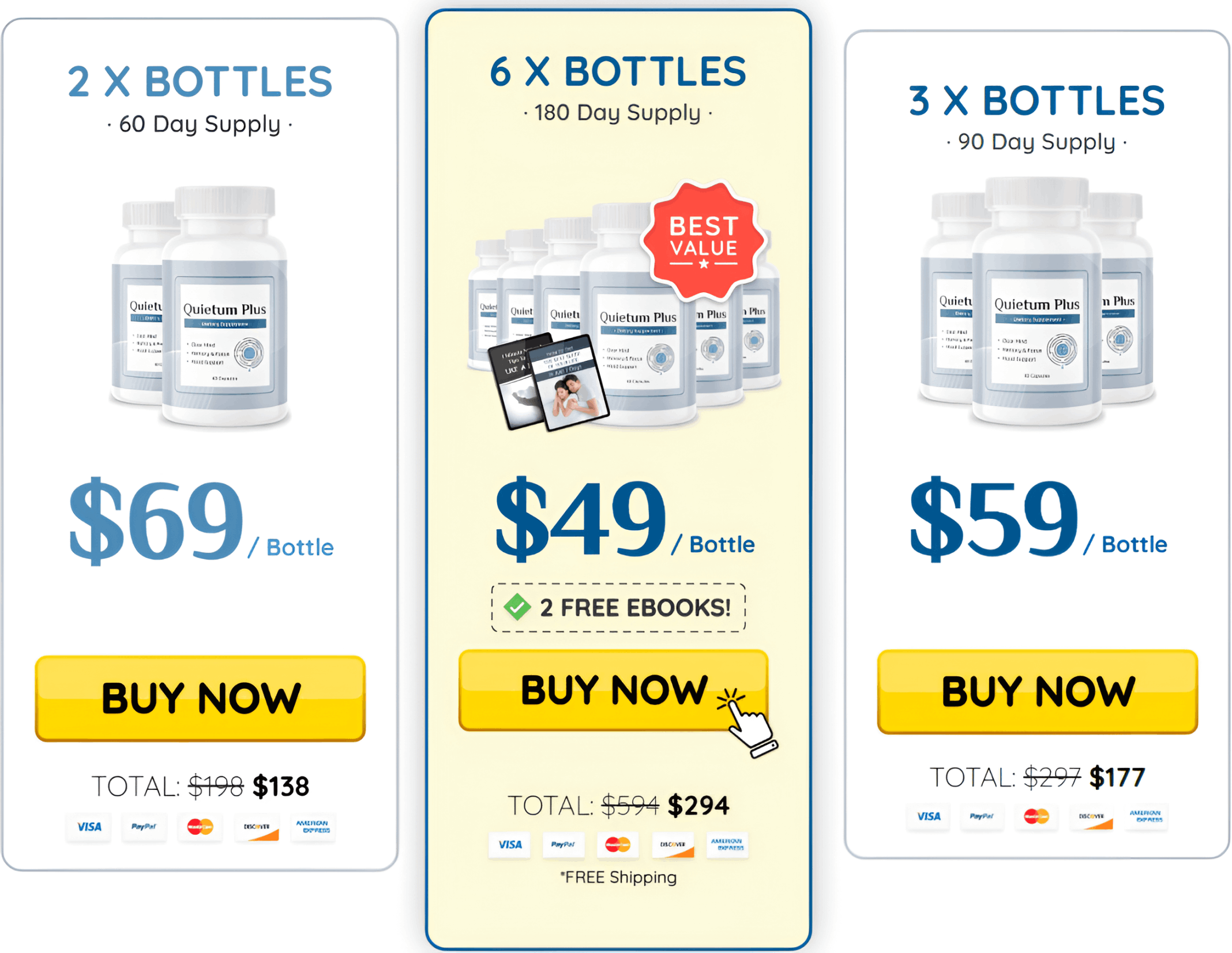 Quietum Plus - 6 bottle